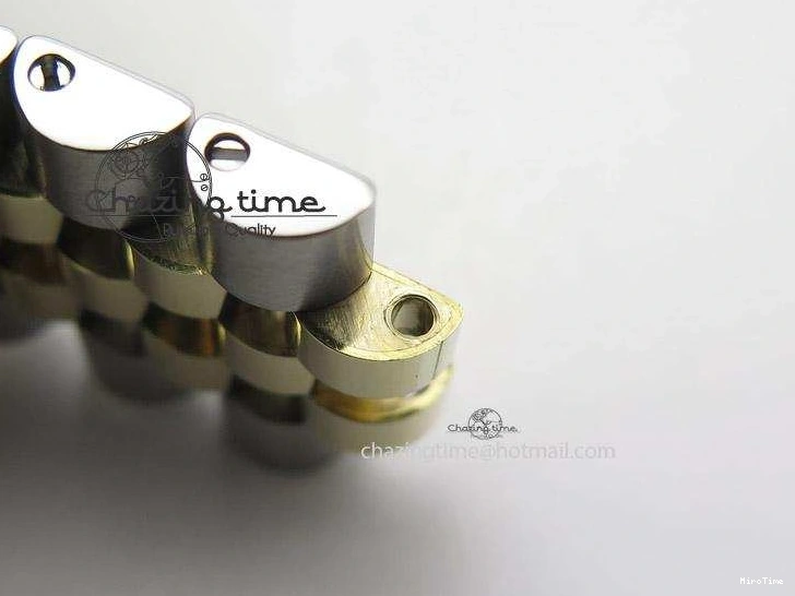 MiroTime 0108 DayDate II 41mm MK Best Edition SS RG Wrapped Sliver Dial Roman Marker On Bracelet A Casual 4005